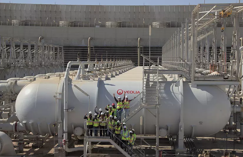 View of a Barel unit at a Veolia desalination plant